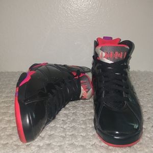 Jordan Black and Red Women's Sneakers